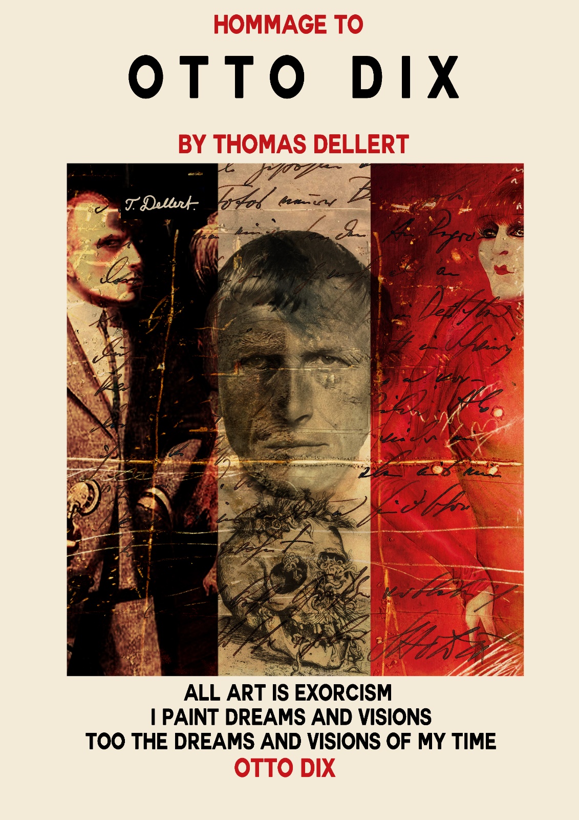 Otto dix by thomas dellert poster 